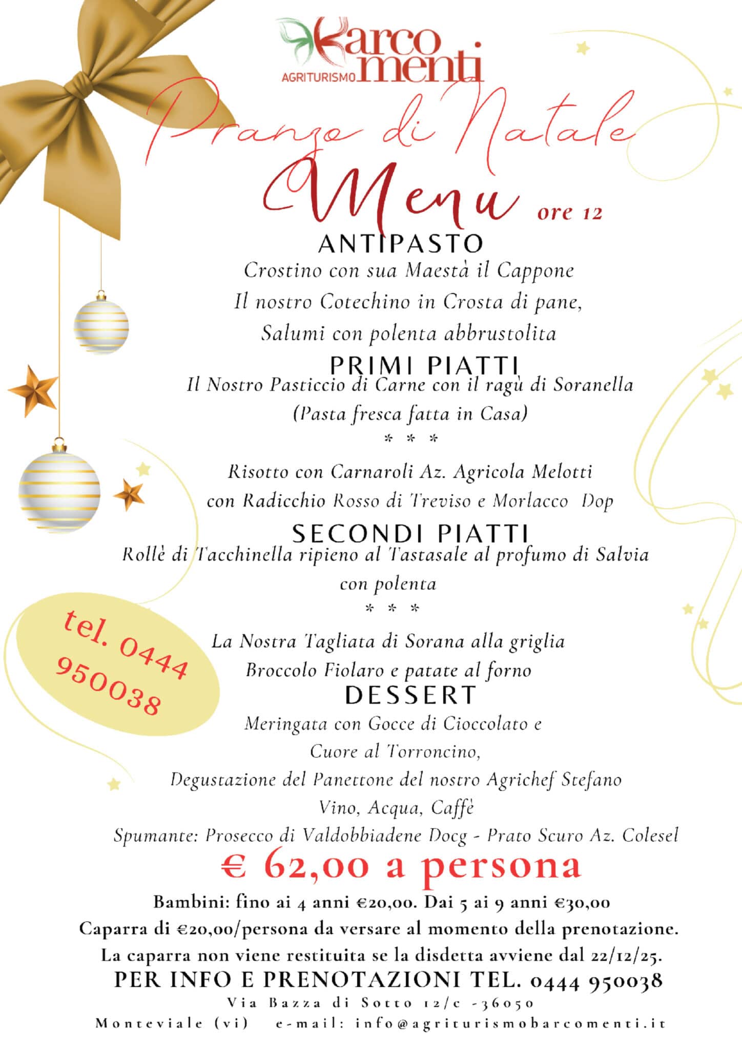 Pranzo Di Natale All&Amp;Apos;Agriturismo Barco Menti: Tradizione E Sapori Veneti