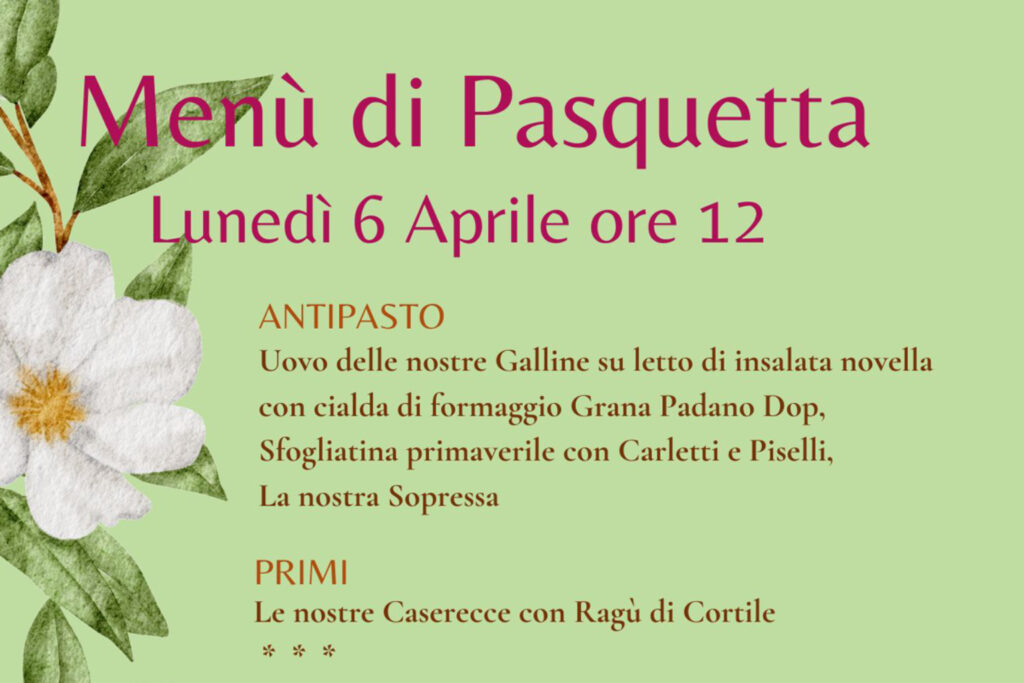 Pranzo Di Pasquetta All'Agriturismo Barco Menti: Il Menù Che Celebra La Primavera Veneta
